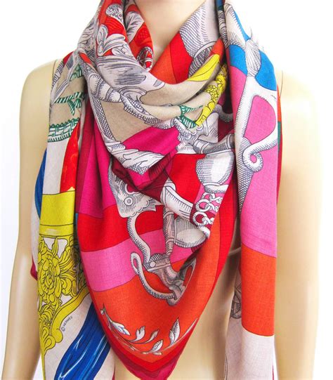 hermes silk chiffon scarves|hermes cashmere scarf price.